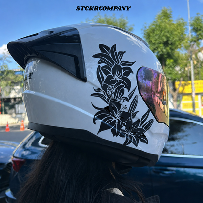 Çiçek Kask Sticker