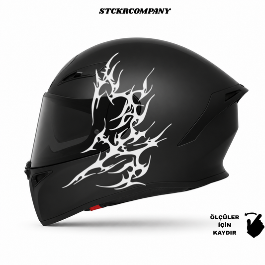 Tribal Kalp Kask Sticker | STCKRCOMPANY