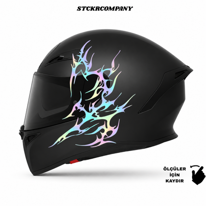 Tribal Kalp Kask Sticker