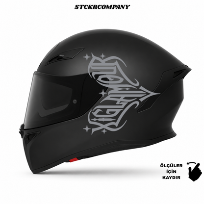 Xıglamour Kask Sticker