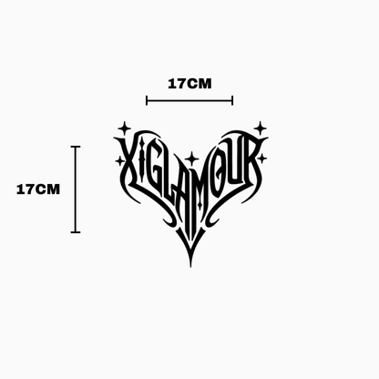 Xıglamour Kask Sticker