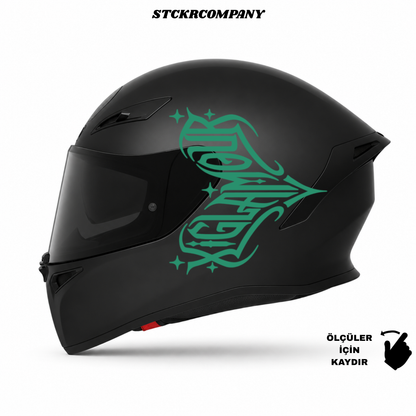 Xıglamour Kask Sticker