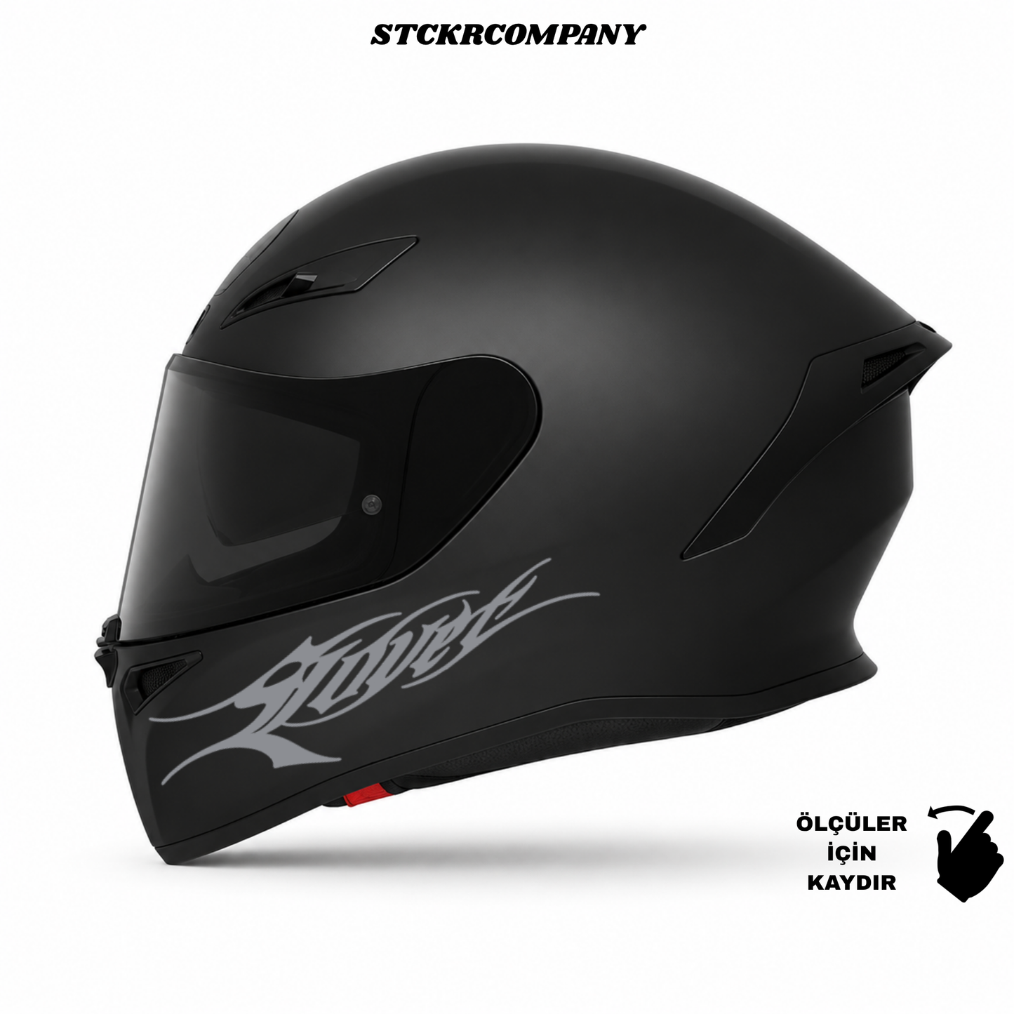 Lover Kask Sticker - Kask Çene Sticker | STCKRCOMPANY