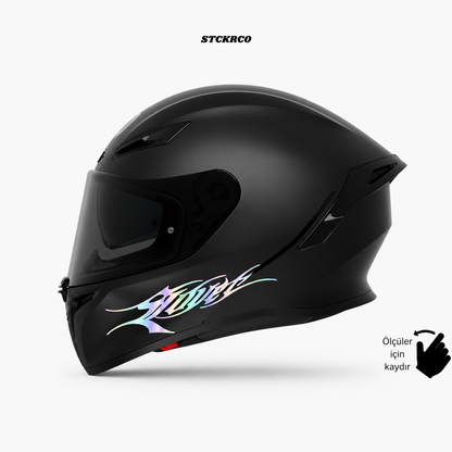 Lover Kask Sticker - Kask Çene Sticker | STCKRCOMPANY