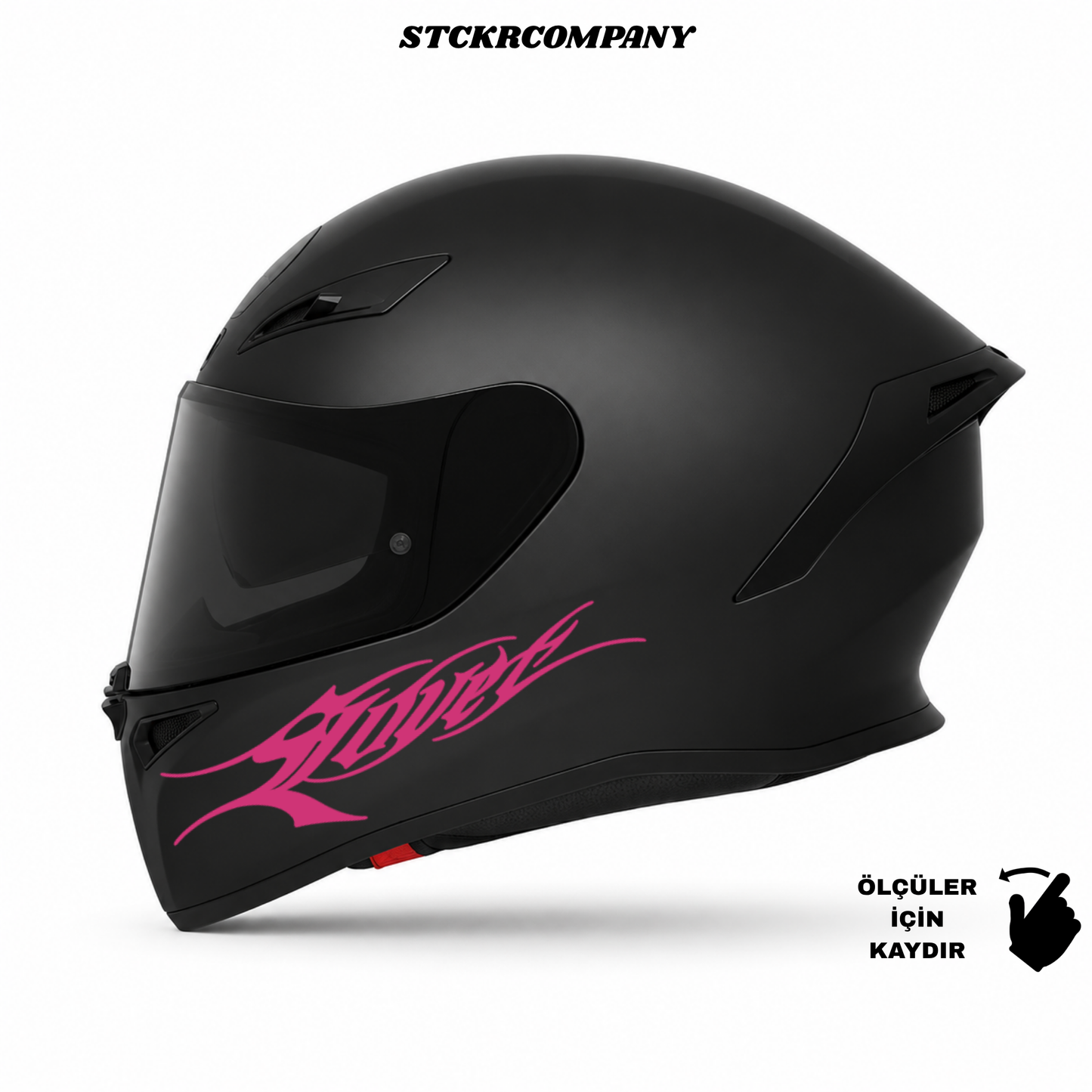 Lover Kask Sticker - Kask Çene Sticker | STCKRCOMPANY