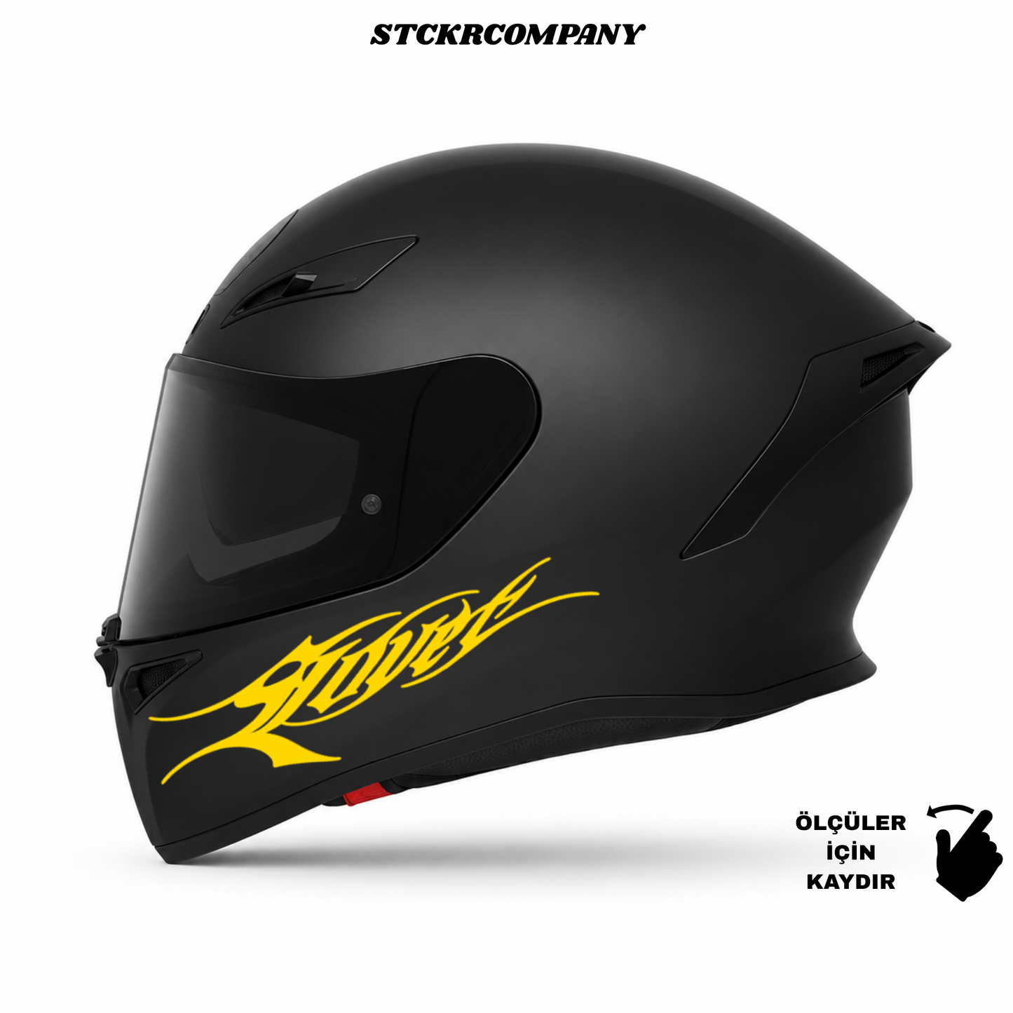 Lover Kask Sticker - Kask Çene Sticker | STCKRCOMPANY