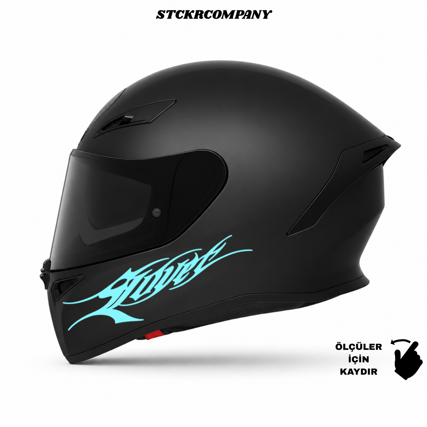 Lover Kask Sticker - Kask Çene Sticker | STCKRCOMPANY