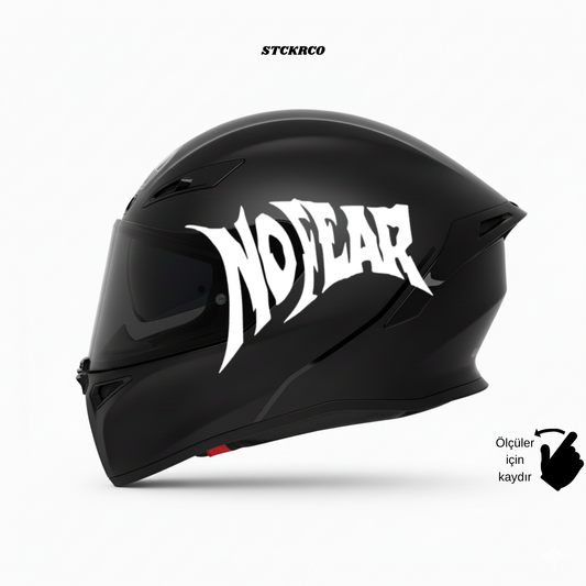 No Fear Kask Sticker | STCKRCOMPANY