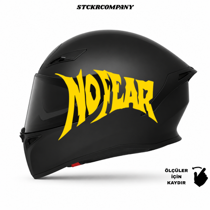 No Fear Kask Sticker