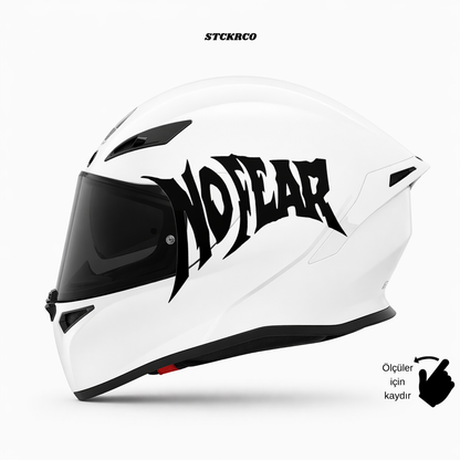 No Fear Kask Sticker