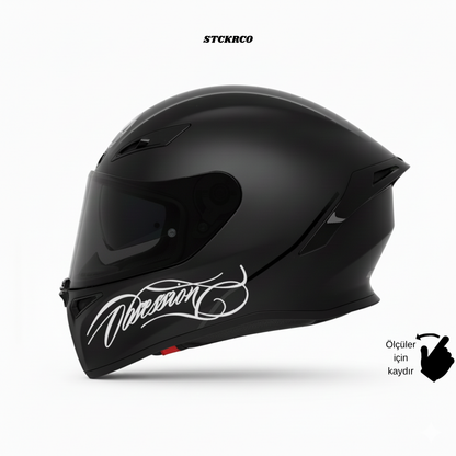Obsession Kask Sticker - Kask Çene Sticker | STCKRCOMPANY