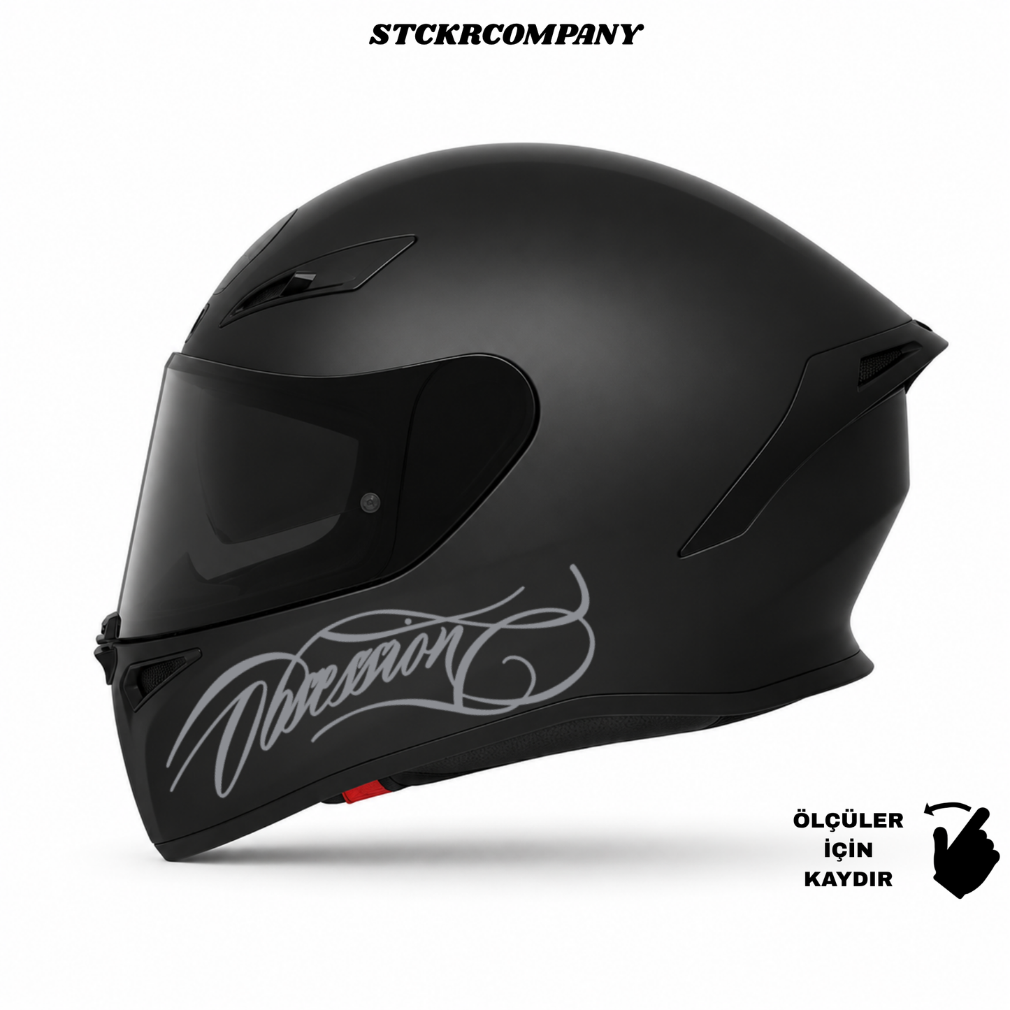 Obsession Kask Sticker - Kask Çene Sticker | STCKRCOMPANY