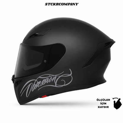 Obsession Kask Sticker - Kask Çene Sticker | STCKRCOMPANY