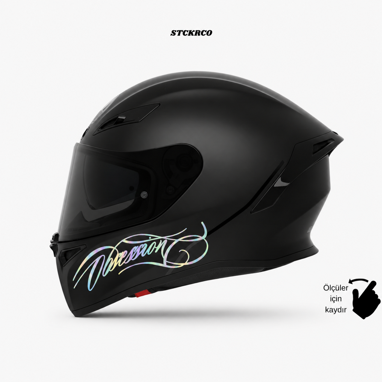 Obsession Kask Sticker - Kask Çene Sticker | STCKRCOMPANY