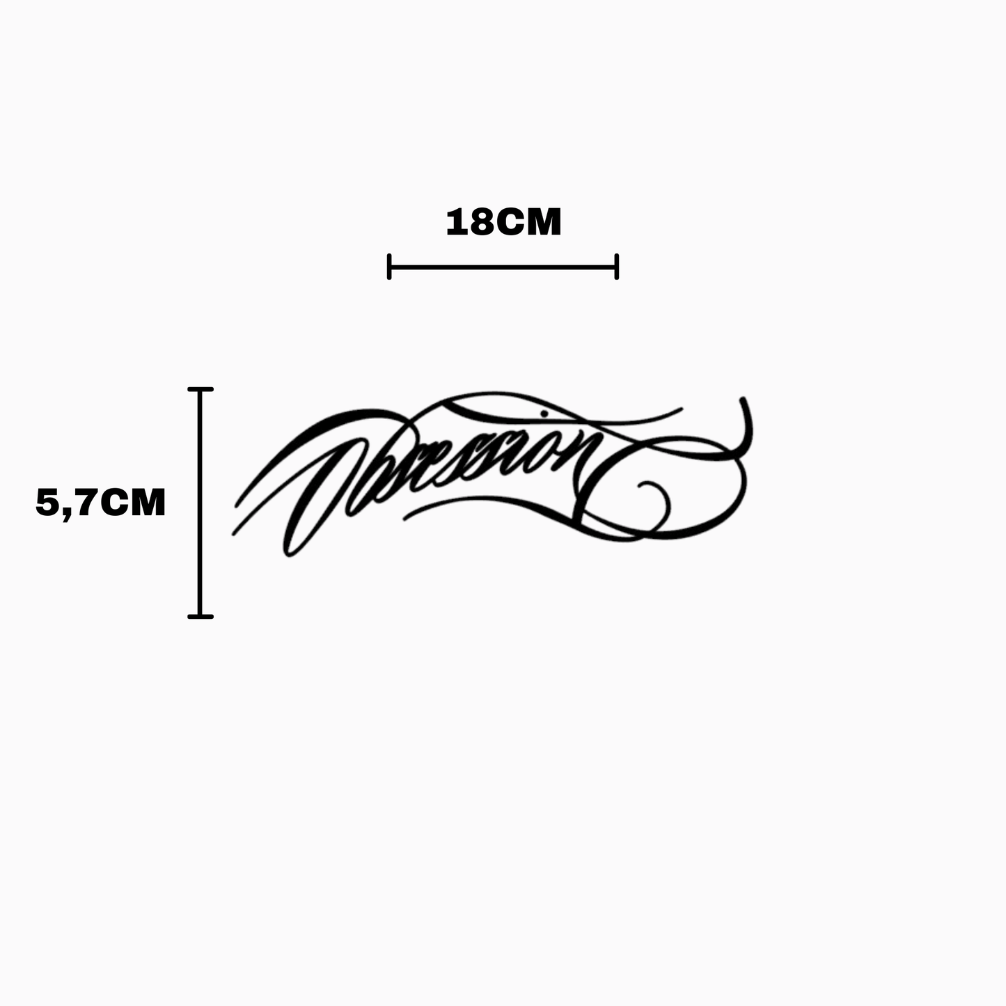 Obsession Kask Sticker - Kask Çene Sticker | STCKRCOMPANY