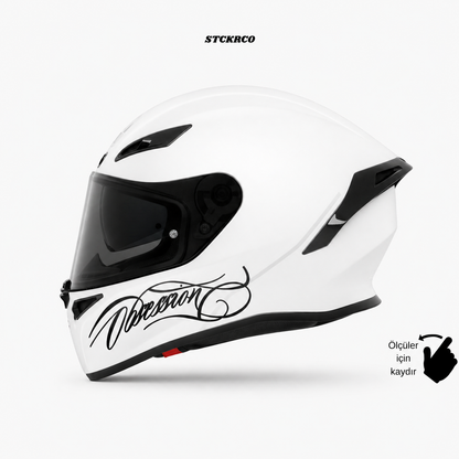 Obsession Kask Sticker - Kask Çene Sticker | STCKRCOMPANY