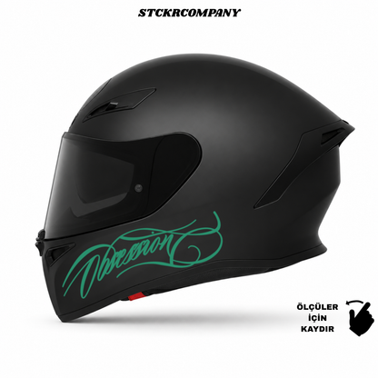 Obsession Kask Sticker - Kask Çene Sticker | STCKRCOMPANY