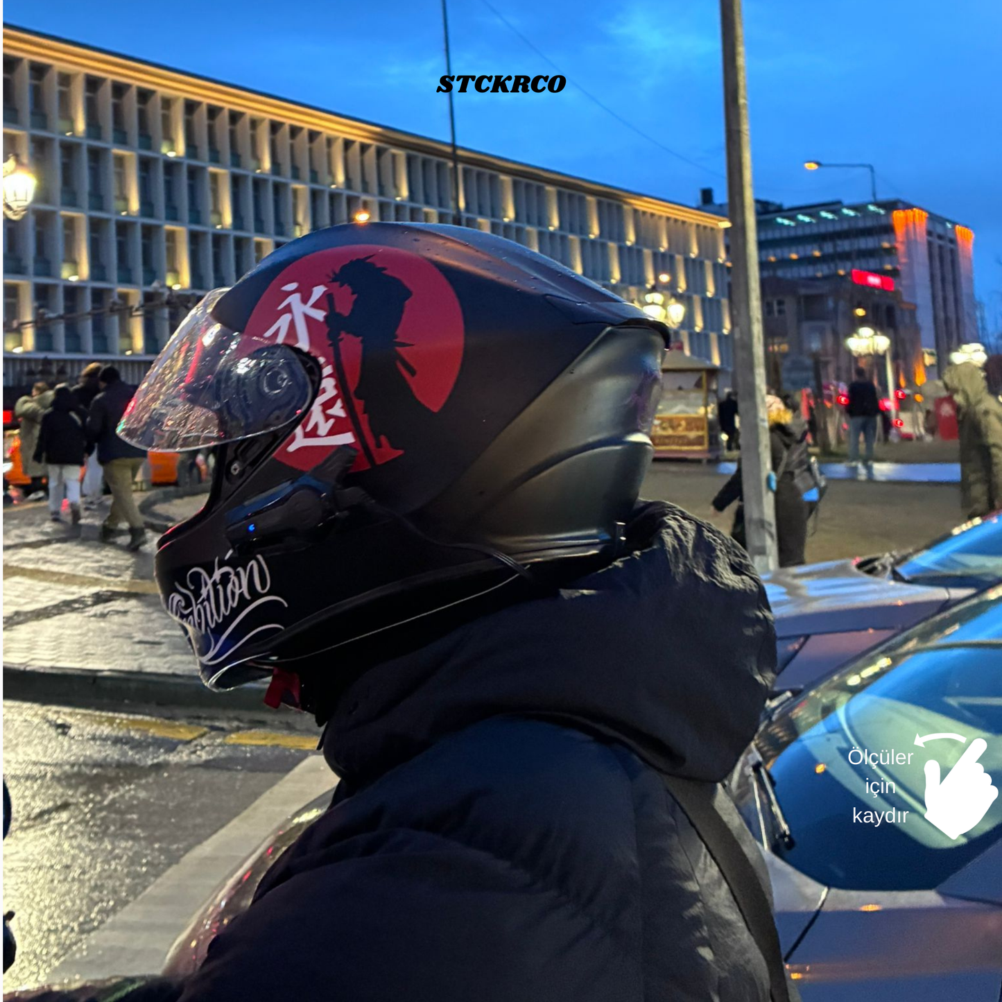 Samuray Kask Sticker