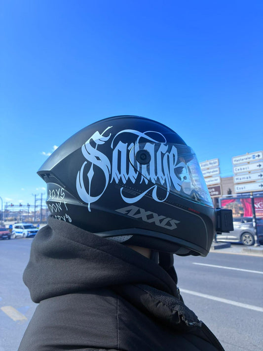 Savage Kask Sticker | STCKRCOMPANY