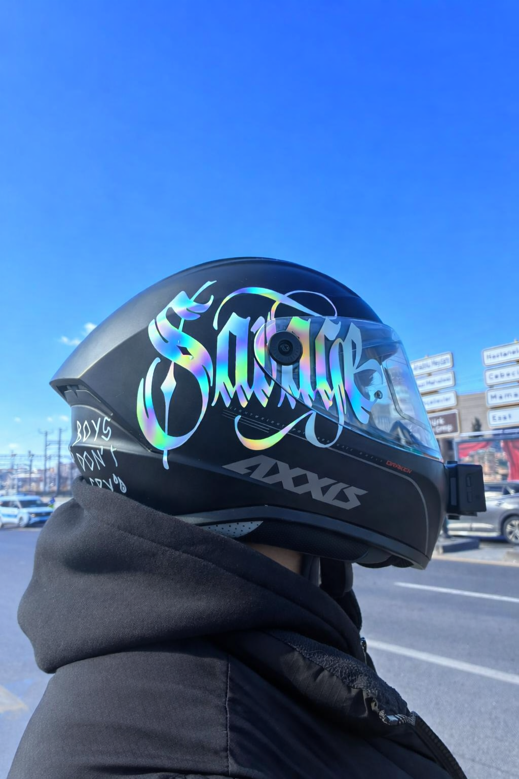 Savage Kask Sticker