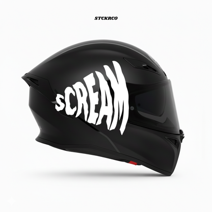 Scream Kask Sticker