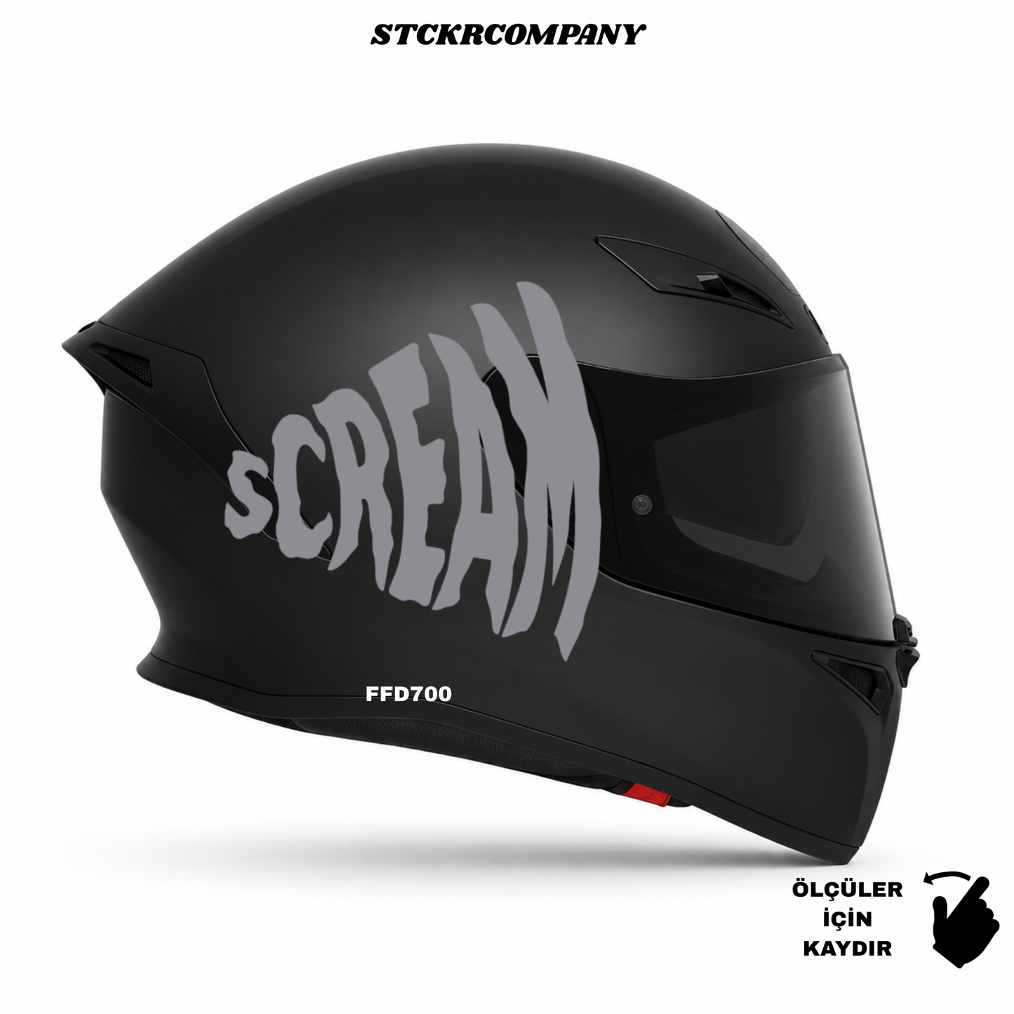Scream Kask Sticker