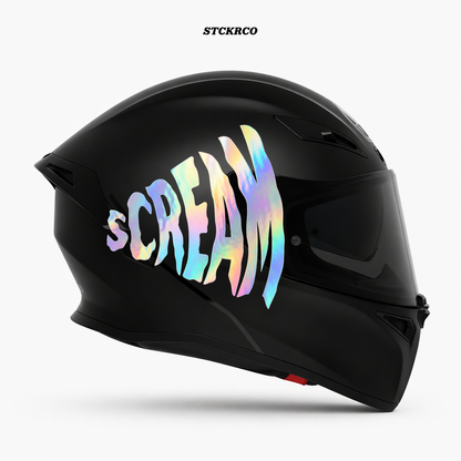 Scream Kask Sticker