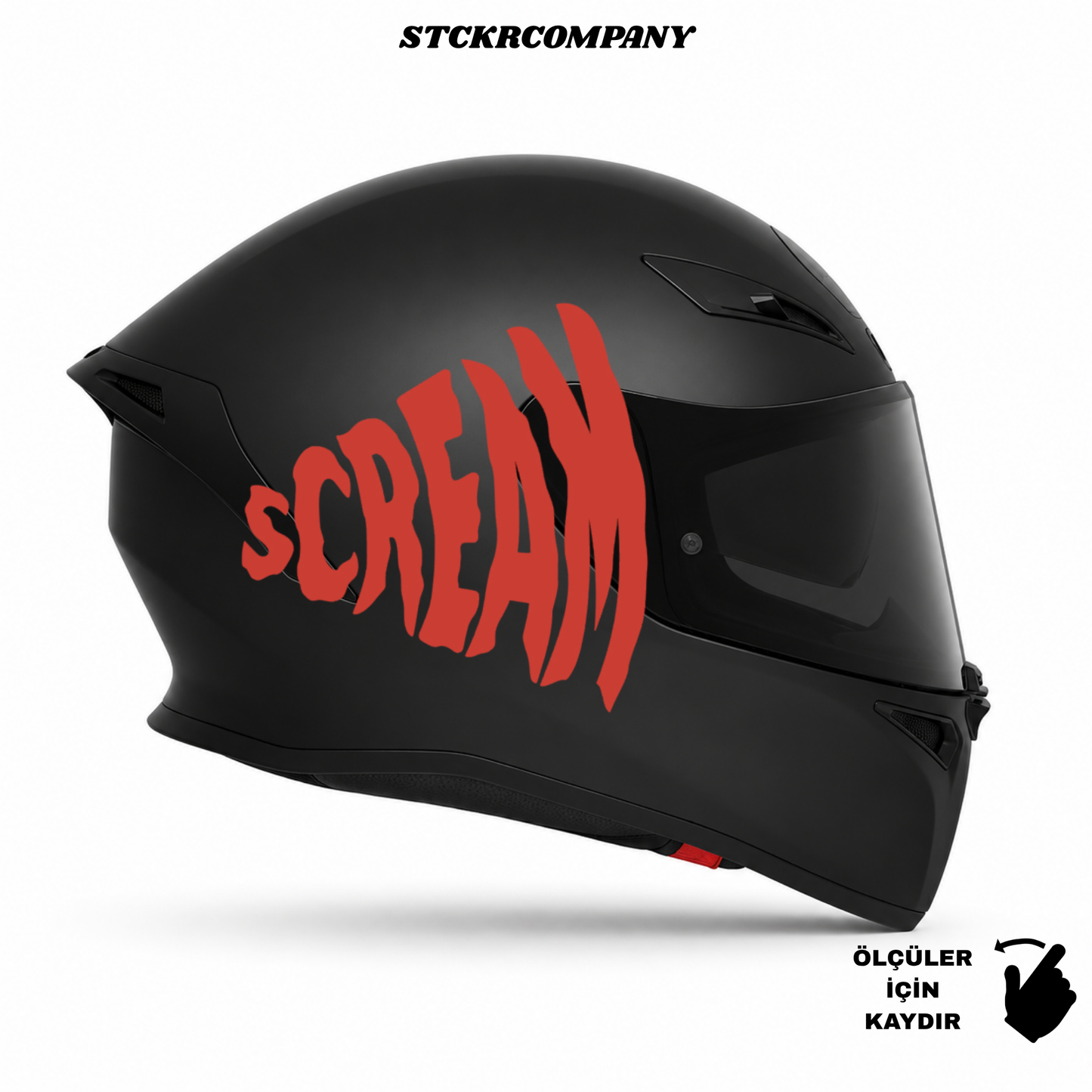Scream Kask Sticker