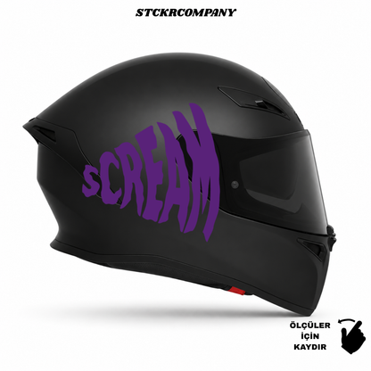 Scream Kask Sticker