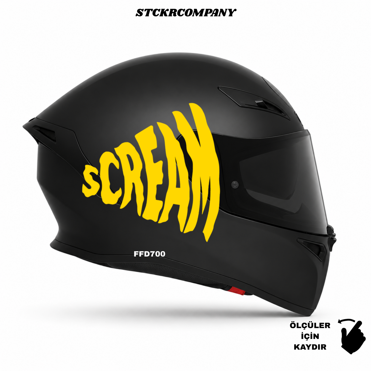 Scream Kask Sticker
