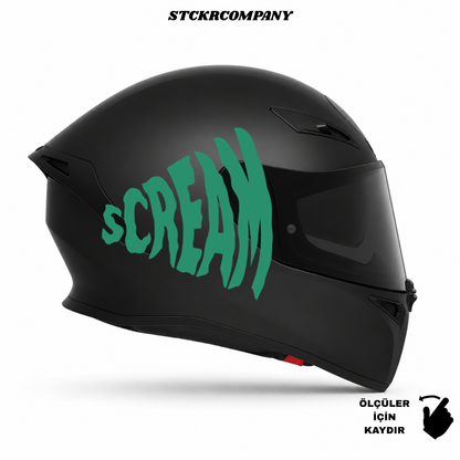 Scream Kask Sticker