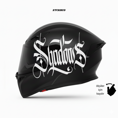 Shadows Kask Sticker
