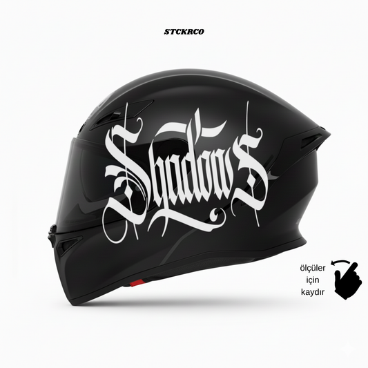 Shadows Kask Sticker | STCKRCOMPANY