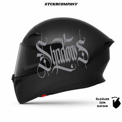 Shadows Kask Sticker