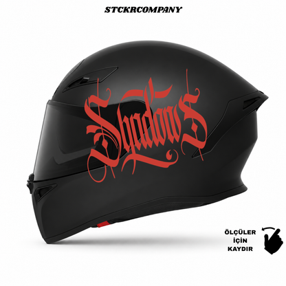Shadows Kask Sticker