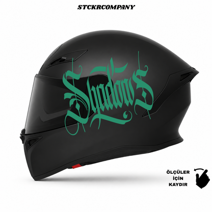 Shadows Kask Sticker