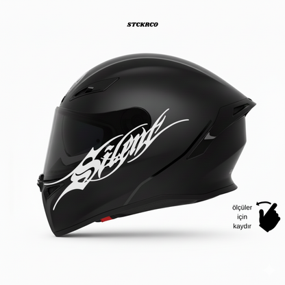 Silent Kask Sticker