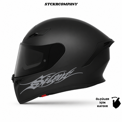 Silent Kask Sticker - Kask Çene Sticker | STCKRCOMPANY