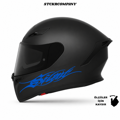 Silent Kask Sticker - Kask Çene Sticker | STCKRCOMPANY