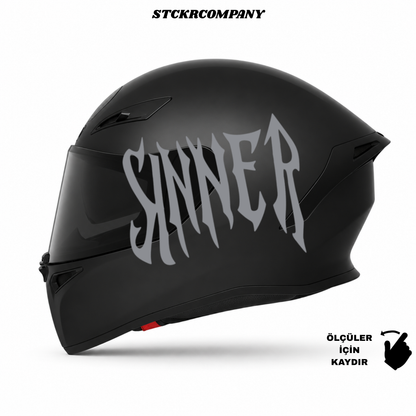 Sinner Kask Sticker