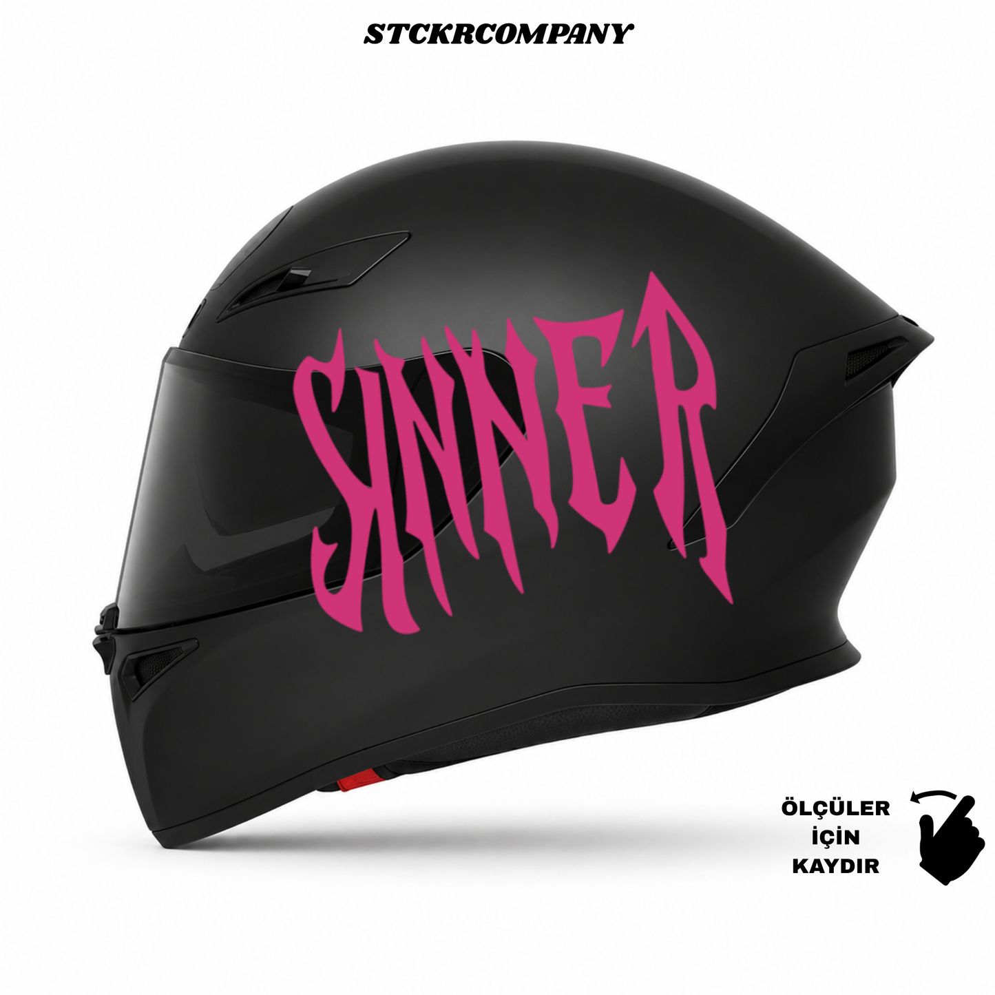 Sinner Kask Sticker