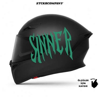 Sinner Kask Sticker