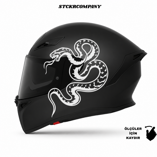 Yılan Kask Sticker | STCKRCOMPANY