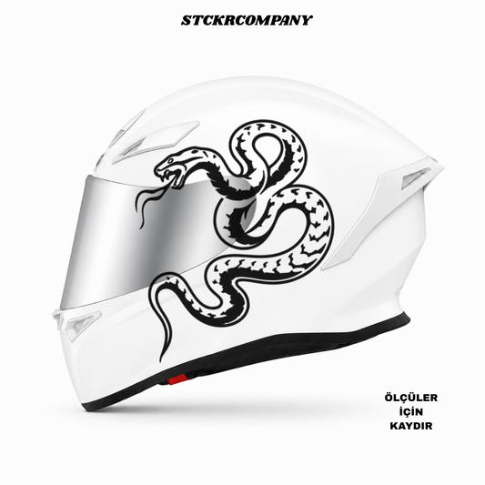 Yılan Kask Sticker | STCKRCOMPANY