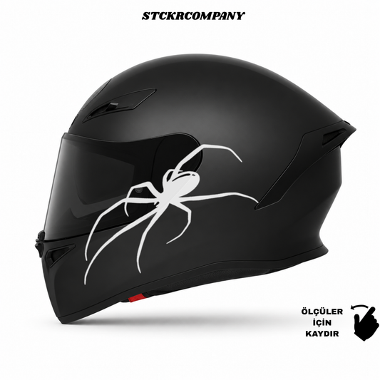 Büyük Örümcek Kask Sticker | STCKRCOMPANY