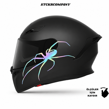 Büyük Örümcek Kask Sticker