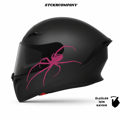 Büyük Örümcek Kask Sticker