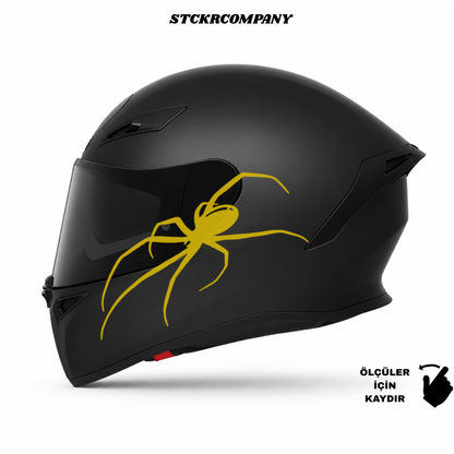 Büyük Örümcek Kask Sticker