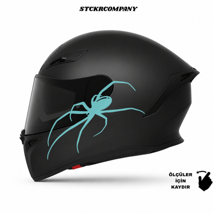 Büyük Örümcek Kask Sticker