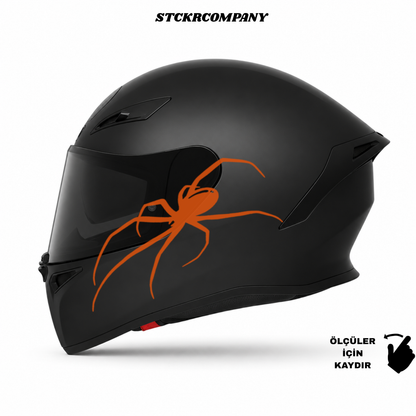 Büyük Örümcek Kask Sticker